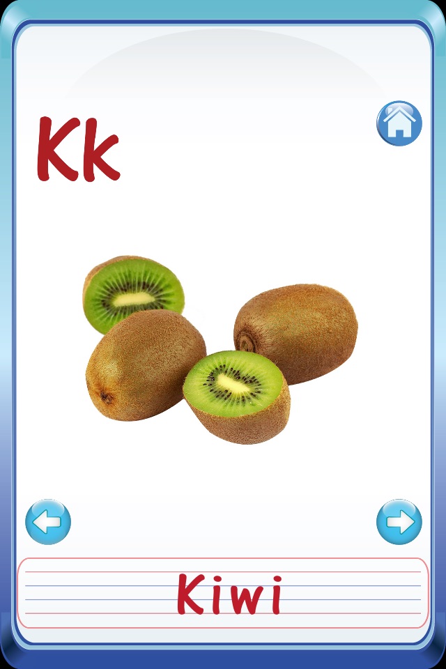 Pre-K Kids ABC Alphabets & Numbers Flash Cards screenshot 2