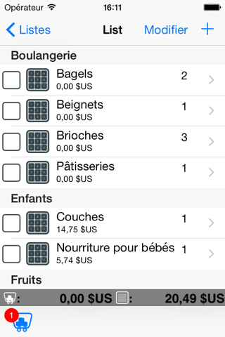 YA Shopping List Lite screenshot 2