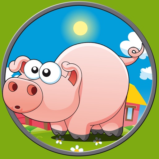 kids love farm animals - free game icon