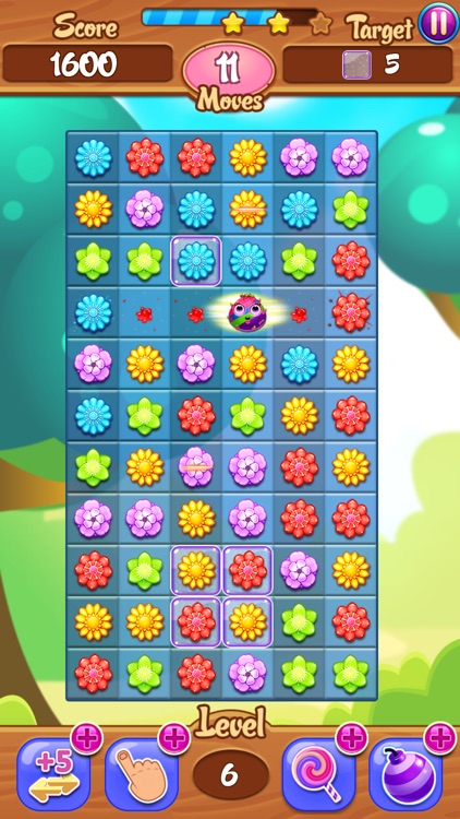 Amazing Flower Match 3 Garden Puzzle screenshot-3