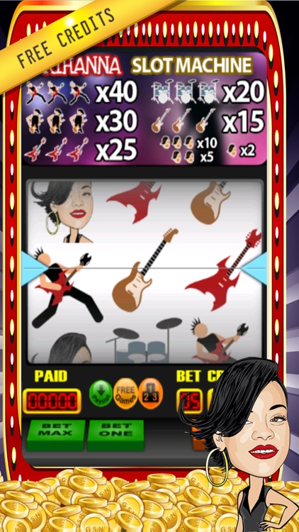 A+ Slots: Rihanna Edition - Slots Machine screenshot-4