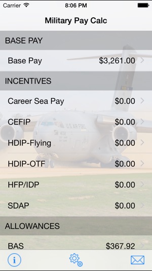 Military Pay Calc