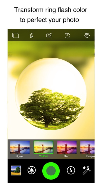 iPixelCamera - Powerful Camera with Old Films, Fisheye Lens, Crystal Scenes and Color Flashlights screenshot-3
