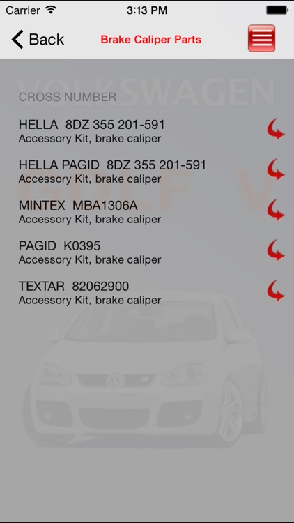 Auto parts VW Golf V-VII screenshot-3