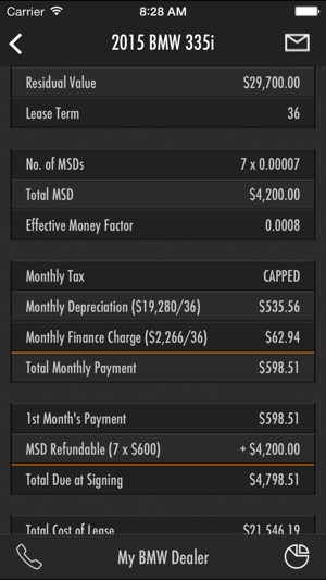 leasematic auto car lease loan calculator on the app store auto lease calculator formula