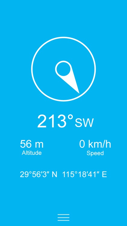 Compass Zen PRO - Minimalist compass with altimeter, speedometer, and more screenshot-0