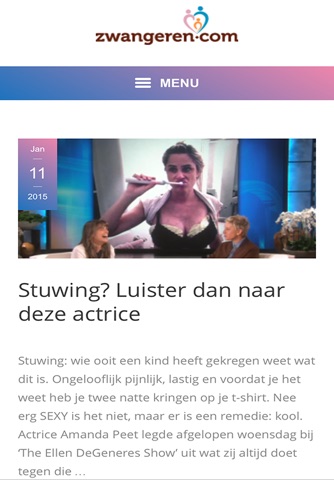 Zwangeren.com screenshot 4