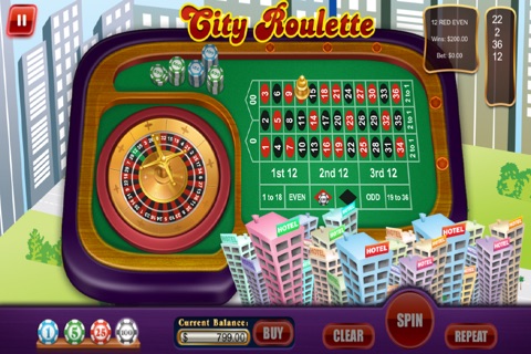 Big Megapolis Roulette Casino - Win Crazy City Jackpot Machine Games Free screenshot 2