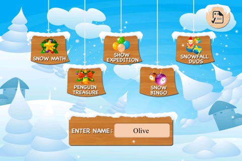 Snowfall Bingo Math Games screenshot 3