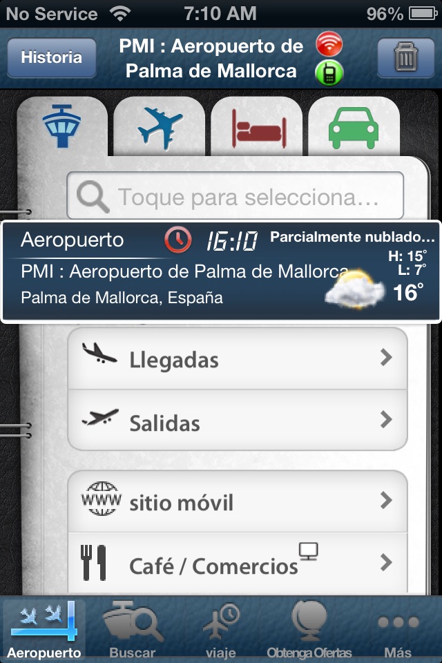 Palma de Mallorca Airport Info screenshot 2