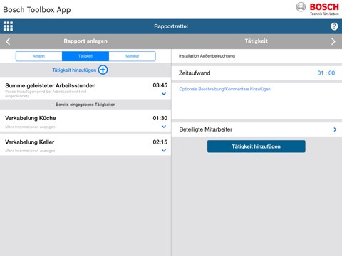 Bosch Toolbox for iPad screenshot 4
