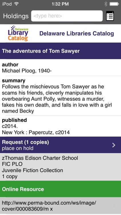 Delaware Library Catalog (DLC) screenshot-3