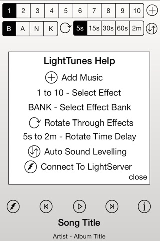 LightTunes screenshot 2