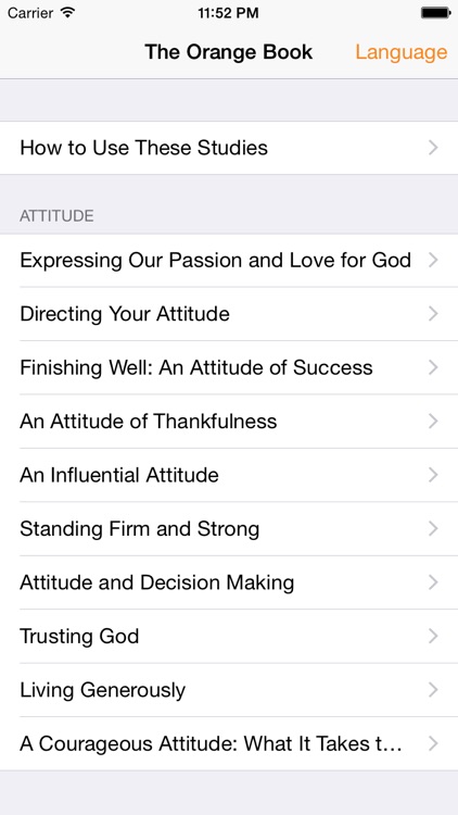 The Orange Book — A Winning Attitude