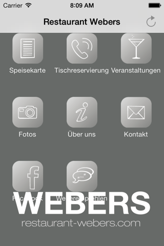 Restaurant Webers screenshot 2
