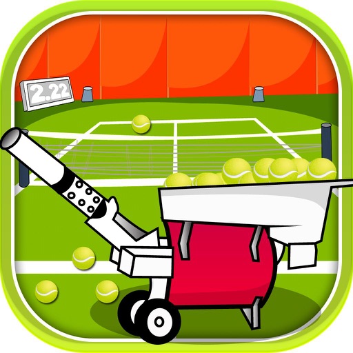 Tennis Ball Bot - Sports Machine Fast Thrower- Free icon