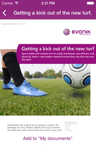 Evonik Coatings & Adhesives screenshot 4