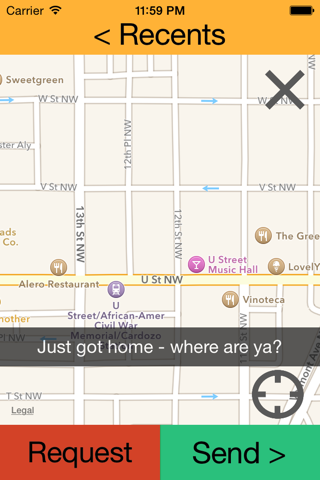 MapChat. screenshot 2