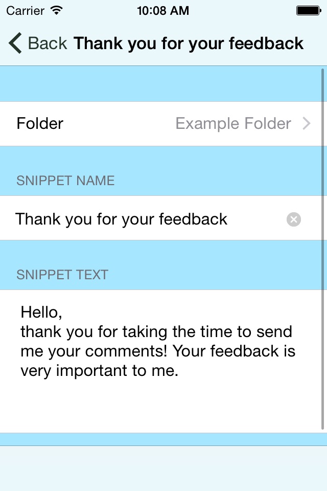 Reply Butler Lite - Text Snippets for Customer Support screenshot 4