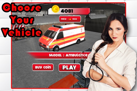 3D Rescue Racer Traffic Rush - Ambulance, Fire Truck Police Car and Emergency Vehicles : FREE GAME screenshot 2