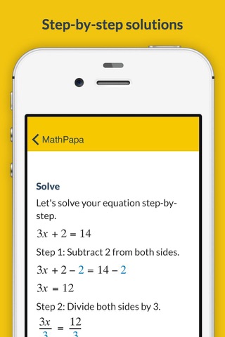 MathPapa - Algebra Calculator screenshot 2
