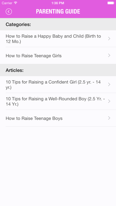 How to cancel & delete Parenting Guide - Learn How to Raise a Good Child! from iphone & ipad 2