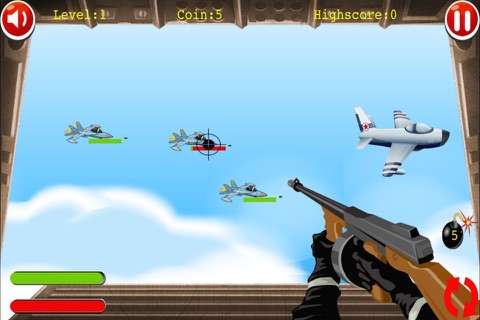 Airforce Heavy Gunner PRO - Air Denfensive Shooting Game screenshot 4