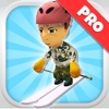 A Downhill Snow Skier: 3D Mountain Skiing Game - Pro Edition