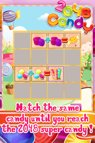 Candy 2048 Craze - Awesome Puzzle (Free) screenshot 2