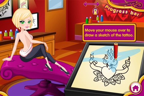 Tattoo Passion - Tattoo games screenshot 2