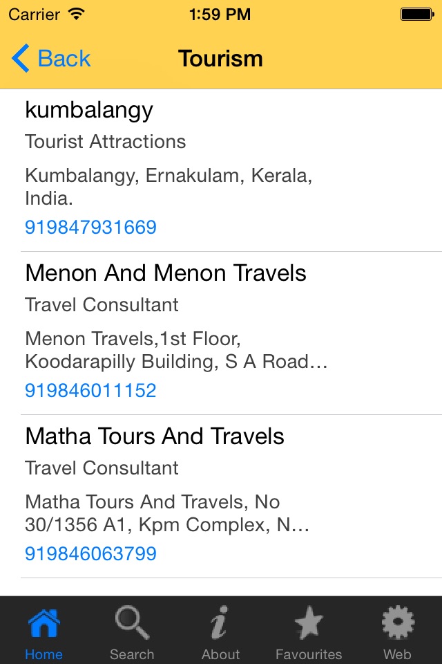 Yellow Pages Kerala App screenshot 2