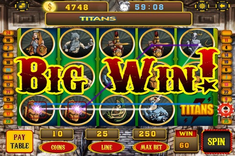 777 Clash of Titans Casino Edition Age of Slot Machine Games Pro screenshot 2