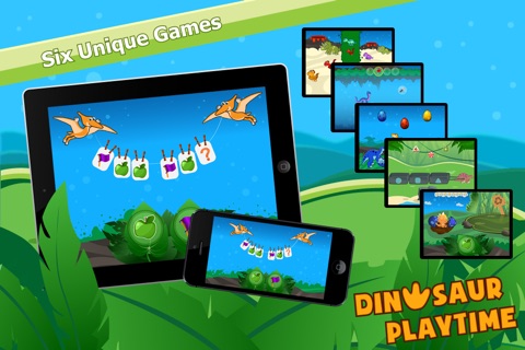 Dinosaur Playtime: Fun Simple Math and Logic Games for Preschool Kids screenshot 2