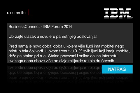 BusinessConnect - IBM Forum 2014 screenshot 2