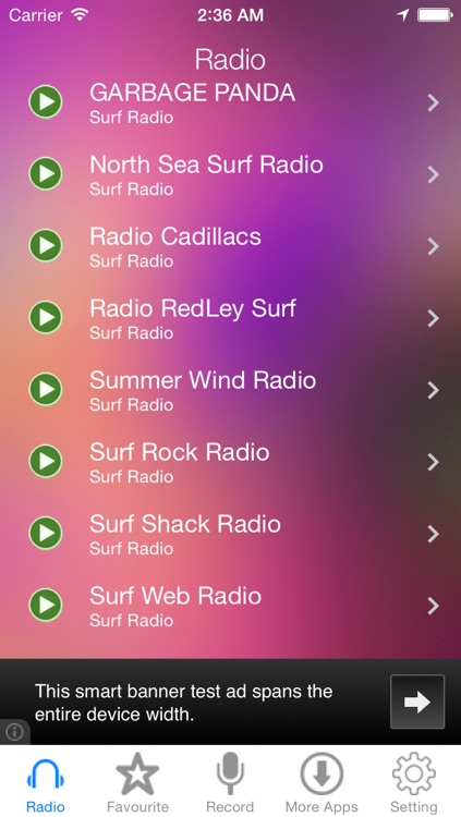 Surf Music Radio Recorder
