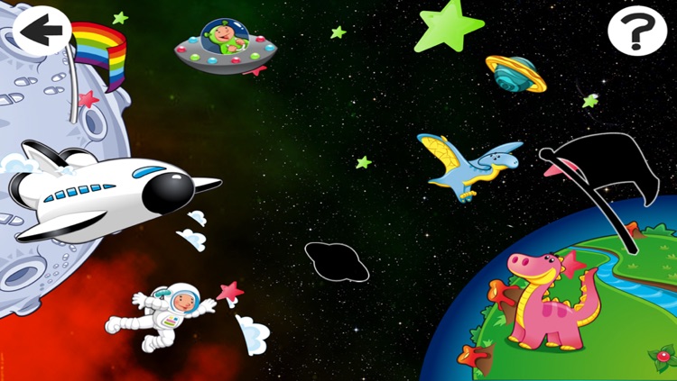 Alien-s Lost in Space with Robot-er, Dino-saur and Star-s In Fun-ny Kid-s Game-s screenshot-4