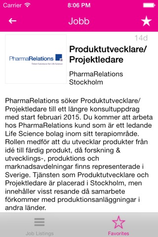 Pharmajobb screenshot 4