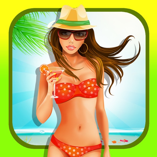 Bikini Babe Beach Run and Jump On the Hot Sand Pro icon