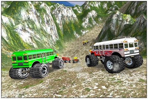 Monster Bus Racing ( 3D Game ) screenshot 3