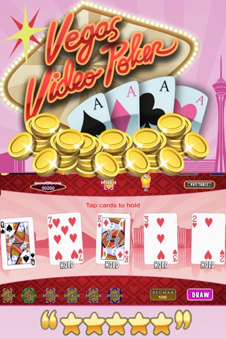 AAAA 4 Aces Poker PRO - Las Vegas Video Poker Game screenshot 4