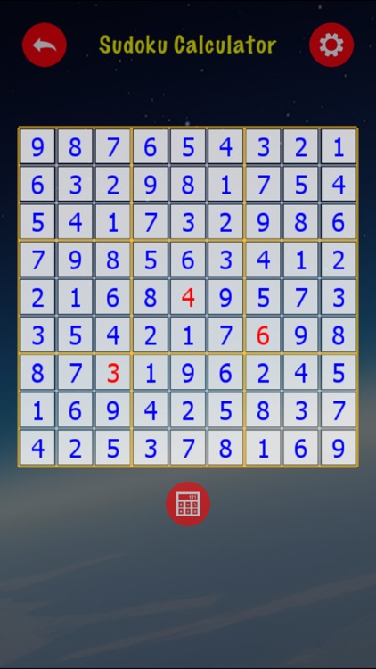 Sudoku Calculator