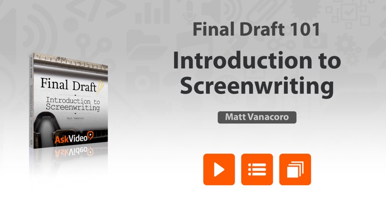 Introduction to Screenwriting For Final Draft