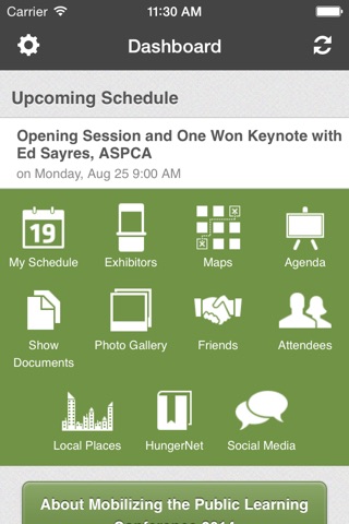 Mobilizing the Public Learning Conference 2014 screenshot 2