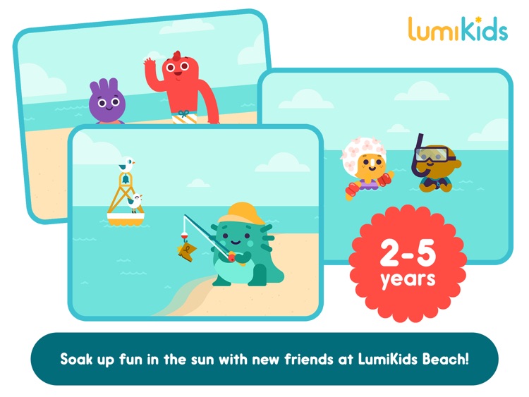 LumiKids Beach by Lumosity, Early Learning Play for Kids screenshot-0