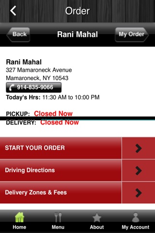 Rani Mahal Fine Indian Cuisine screenshot 2