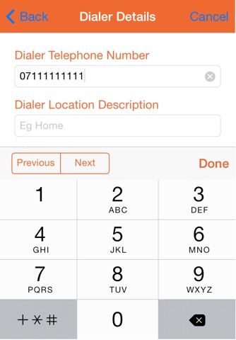 GSM Dialer screenshot 2
