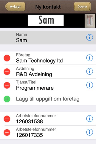 business card scanner-sam pro screenshot 4