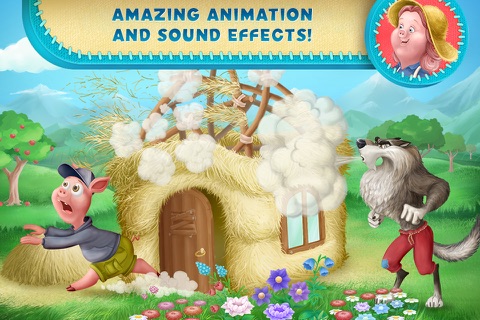 Three Little Pigs - Interactive Storybook for Kids screenshot 3