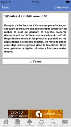 Captura 5 Les 100 signes d'infidélité iphone
