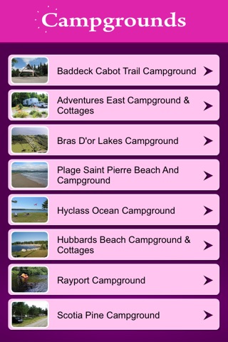 Nova Scotia Campgrounds and RV Parks screenshot 2